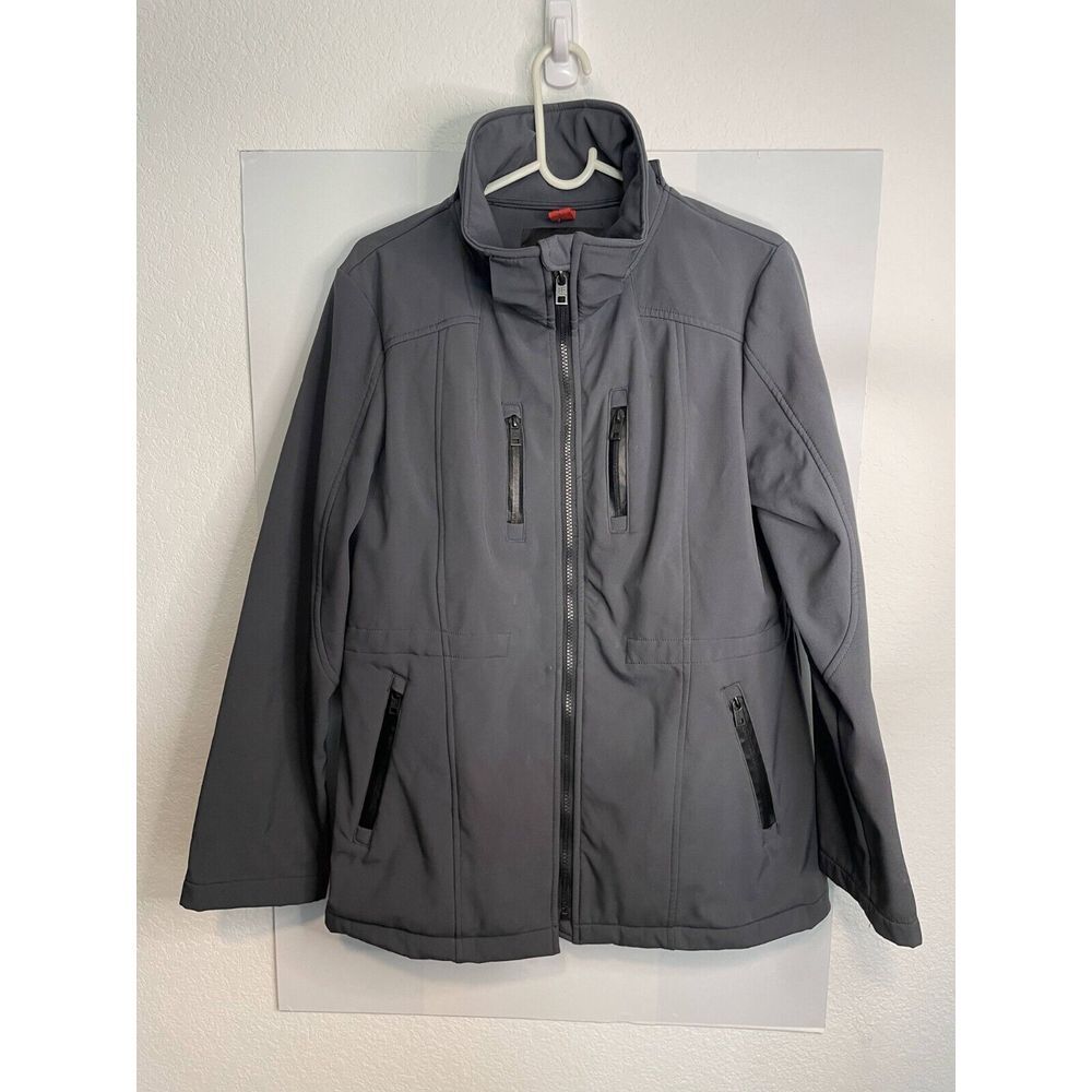 London Fog Mens Functional Outdoor Gear Gray Zip Up Jacket Size L‎ Outdoors Cold